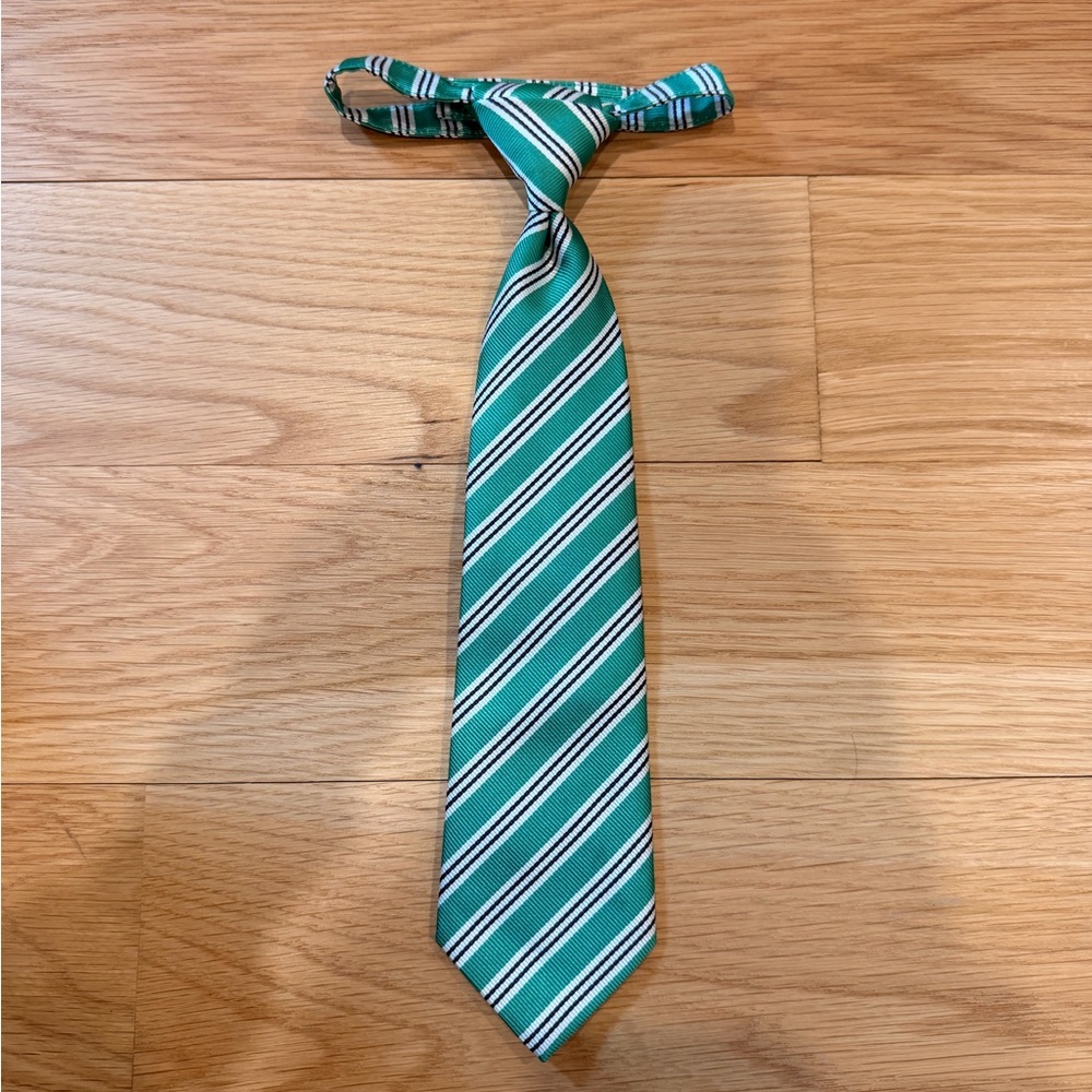 Janie and Jack Velcro Striped Tie